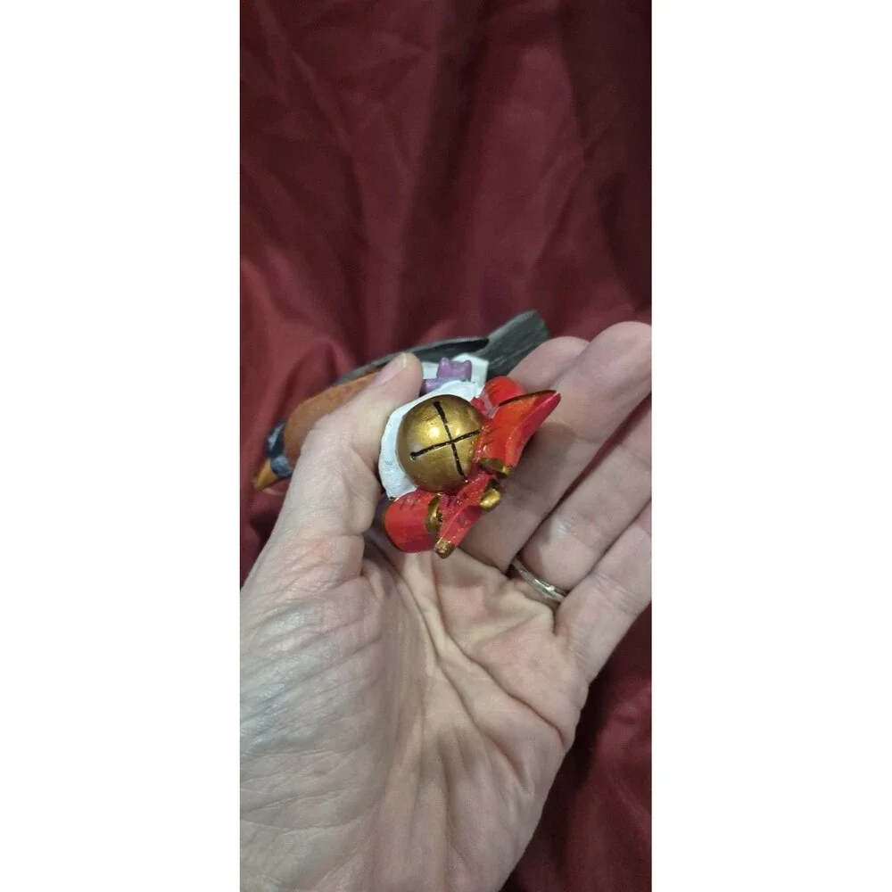NWT Danbury Mint Christmas Ornament Song Bird Figurine 